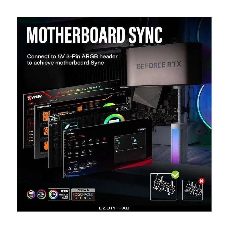 ezdiy-fab-argb-stand-graphics-card-holder-knot-type-white (6).webp