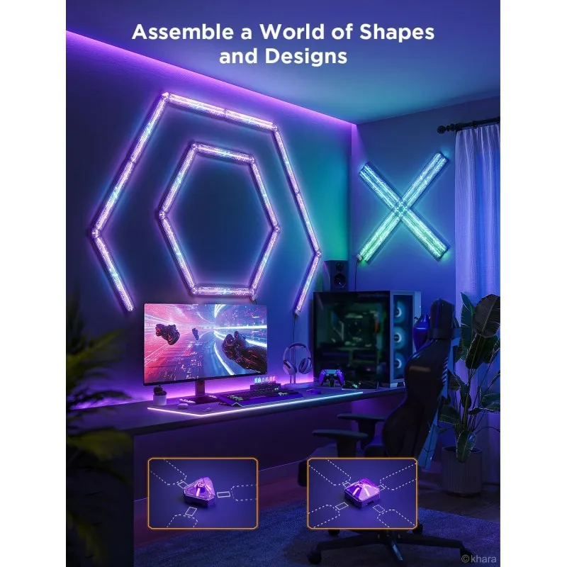 govee-x-evangelion-lampara-de-pared-rgbic-glide-funciona-con-la-materia-alexa-y-google-assistant-efectos-e-iluminacion-led (2).webp