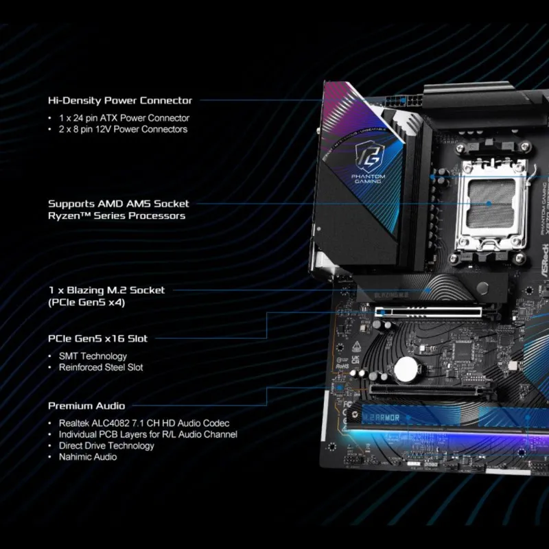 asrock-phantom-gaming-x870-riptide-wifi-7-amd-am5-atx-motherboard-ddr5-dimms-8000-mhz-256-gb-usb4-m2-sata3-60-gbs (2).webp