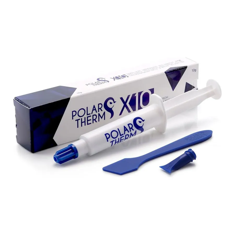 [03444] Thermal Grizzly Polartherm X-10, 2gr Pasta térmica de CPU de 0.35 onzas para CPU y GPU PT-X10-010