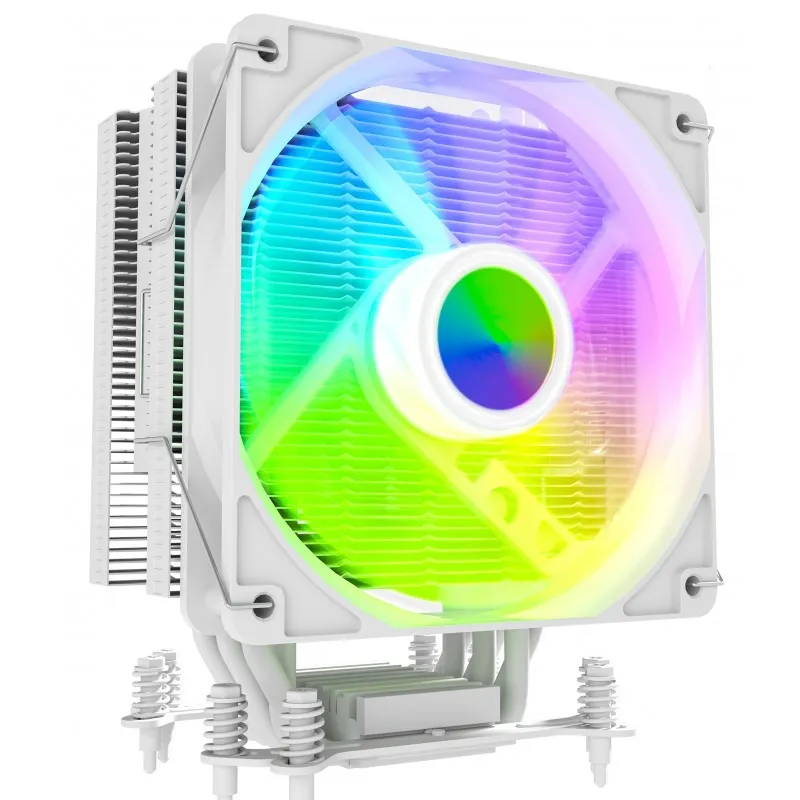 [02913] AIRFLOW Cpu Cooler 612 WHITE RGB 6 Heatpipes AMD AM5, AM4 LGA 1700 1851 115x up to 220w