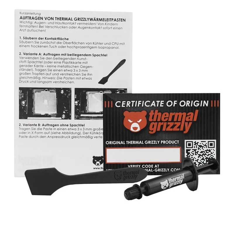 [02925] Thermal Grizzly Kryonaut 1g Pasta Térmica TG-K-001-RS