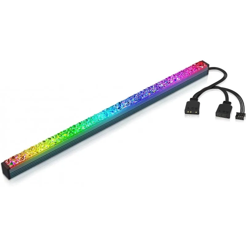 [01135] Diamond LED Strip ARGB Light Magnetic Rainbow M/B con 28cm ARGB LED Strip Kit Asus Aura Sync Gigabyte RGB Fusion MSI