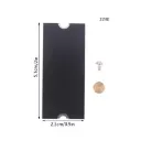 Adaptador negro de tamaño M2 SSD 2230 @ 2280 tarjeta de silicio incluye tornillo