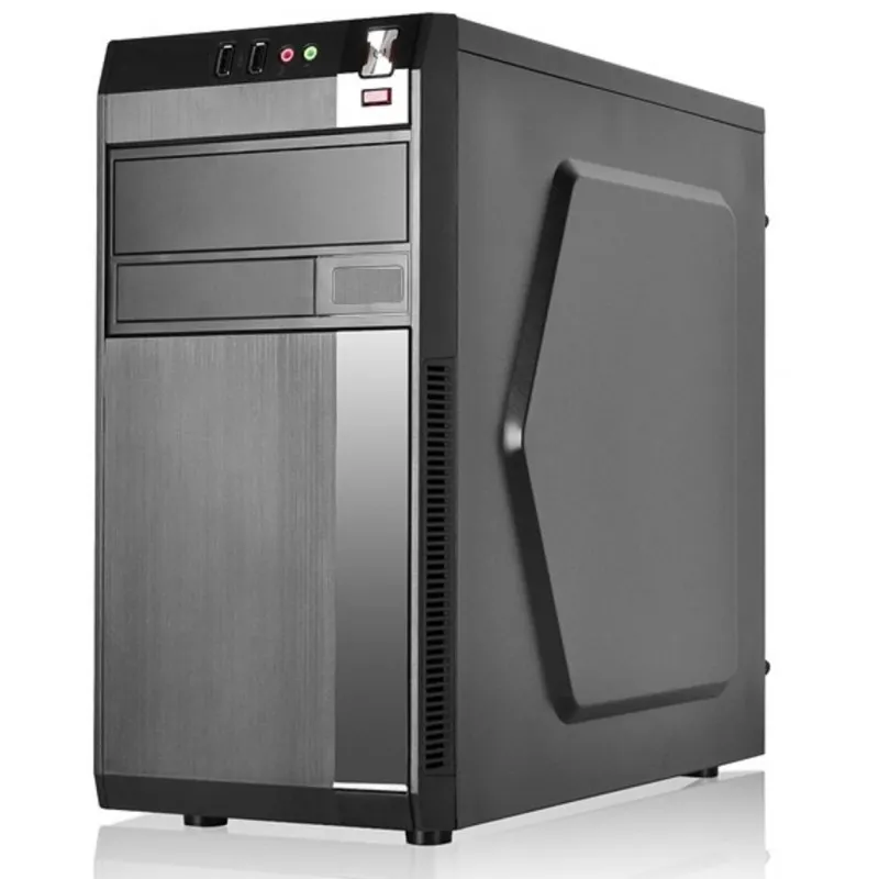 Gabinete Black G08 Micro ATX 2x USB 2.0 HD AUDIO Fuente de poder incluida 230W Reales