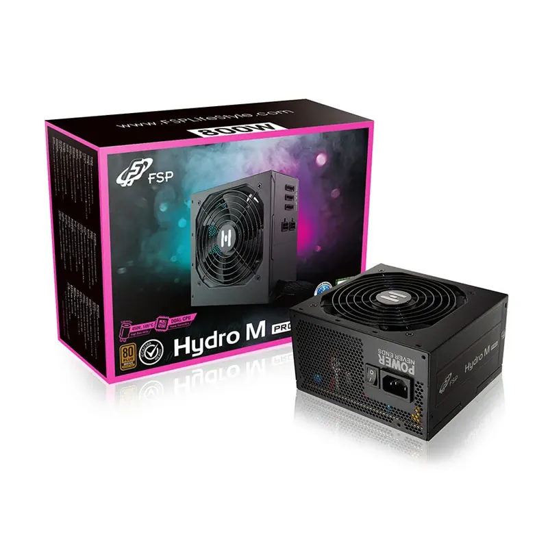 FSP Hydro M PRO 800W Fuente ATX 80+ Bronce Semi Modular HP2-800M