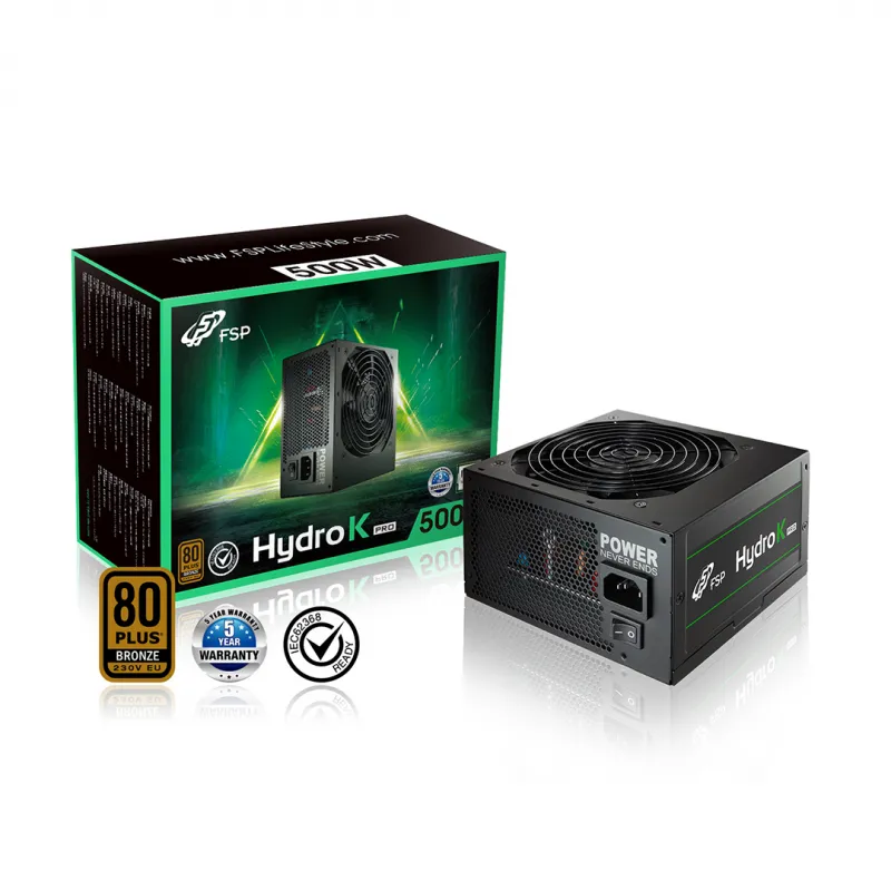 FSP Hydro K PRO 500W ATX 80+ Bronce No-Modular HP2-500