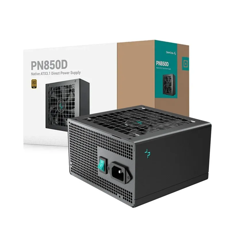 DeepCool PN850D Fuente 850W 80+ Gold ATX 3.1 PCIE 5.1 no modular