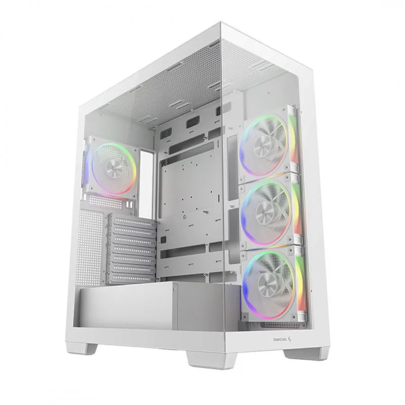 DeepCool CG580 4F V2 ARGB Blanco 4 ventiladores 120mm incluídos, ATX