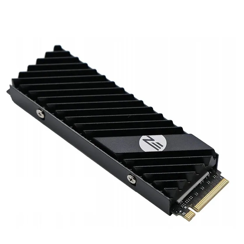 [03490] Ezdiy-Fab Disipador SSD M.2 negro doble cara alto rendimiento para PCIE NVME M.2 2280 NVME SSD PC y PS5 EZDPI075-8