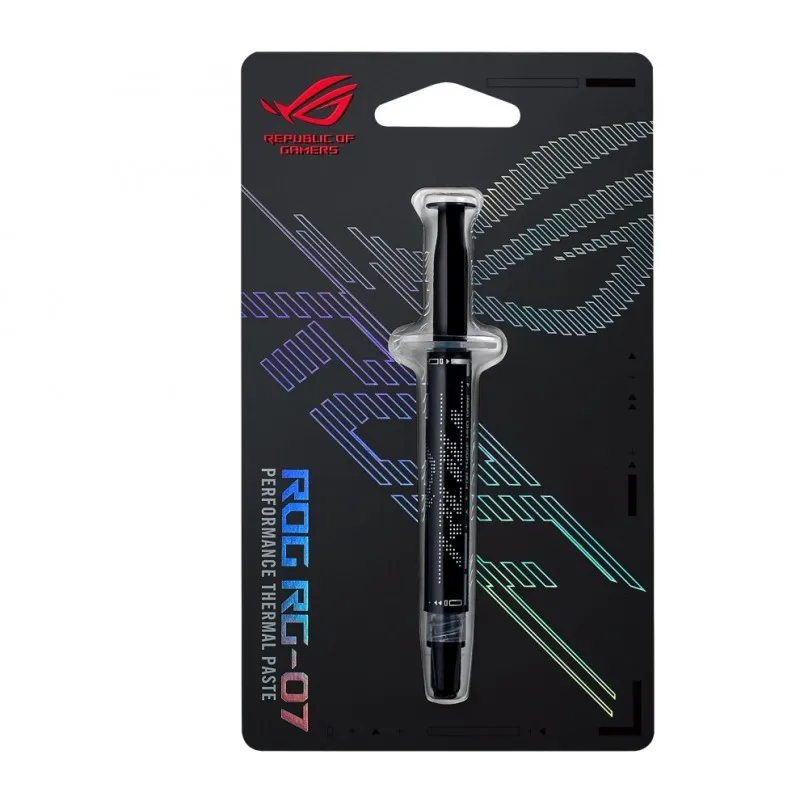 [02776] ASUS ROG RG-07 PERFORMANCE THERMAL PASTE - 3 Grams, 2.5 W/m.k Rated Thermal Absorption Paste for All CPU