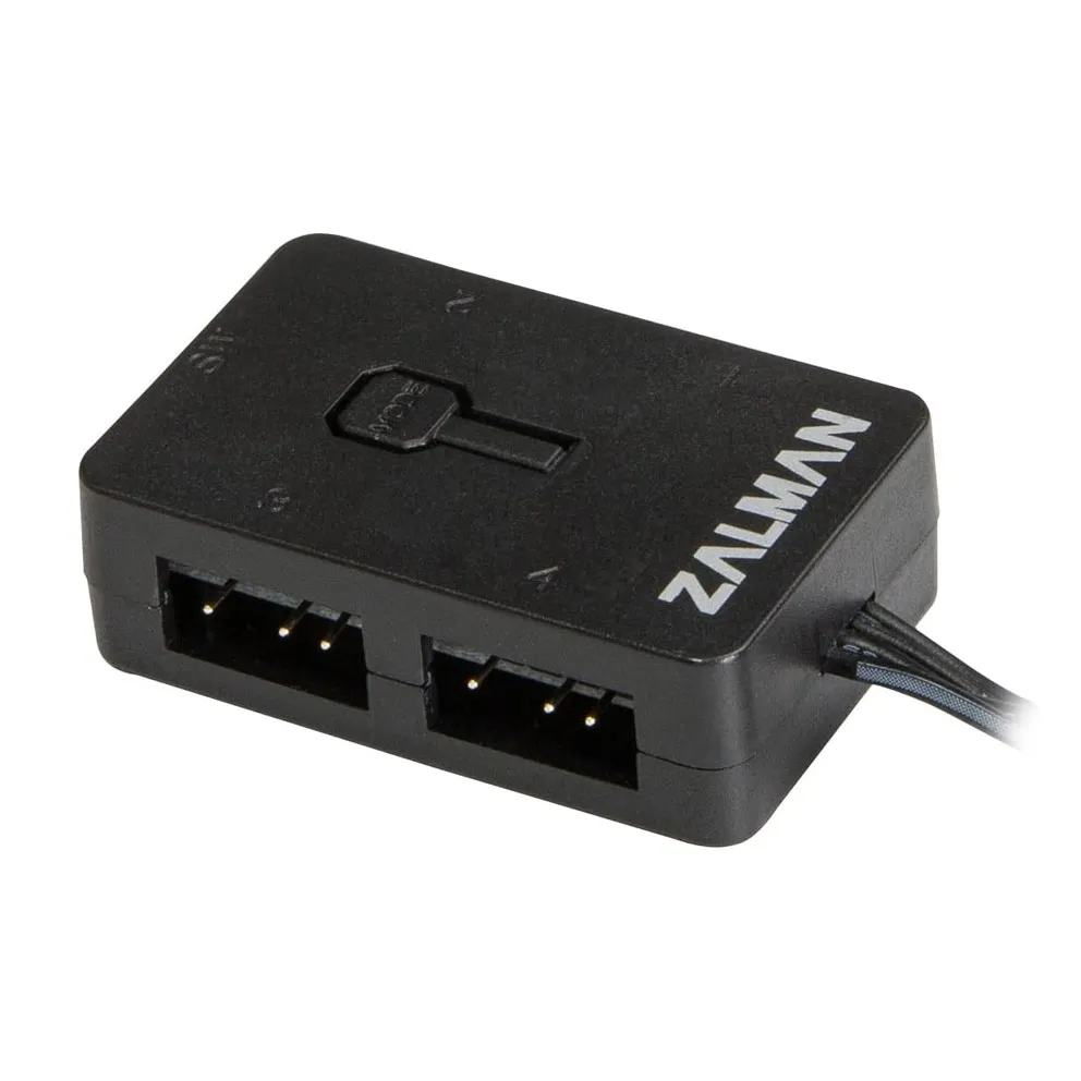 [02356] ZALMAN FN1709 Controladora ARGB 5v Placa o independiente ZM-4PALC ARGB Controller Black