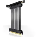 EZDIY-FAB Riser BLACK 20cm PCI Express Gen 4 16x Extreme Flexible, PCI Express 4.0 EZDPC172