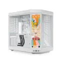HYTE Y70 White SNOW LCD 3er Gen 14.9" 2.5K infinite touch, ATX con Riser PCIe 4.0 Incluido CS-HYTE-Y70TTI-WW