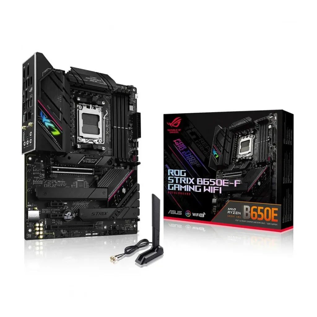 [02453] ASUS ROG STRIX B650E-F GAMING WiFi DDR5 3x M.2 PCIe 5.0 WiFi 6E 2.5G LAN USB 3.2 Type-C ROG STRIX B650E-F GAMING WIFI