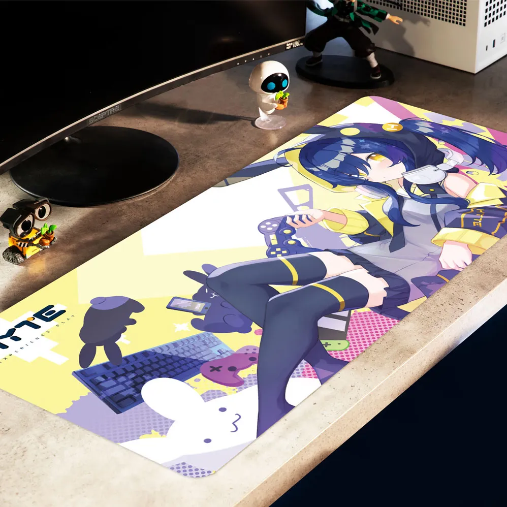 [02401] HYTE Bunny Splash Mouse Pad | Desk Pad 90x40cms MOU-HYTE-KLAIU S