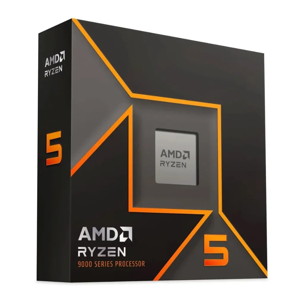 AMD Ryzen 5 9600X Up to 5.4 GHz 6-Core Socket AM5 65W - Radeon, Sin Cooler 100-100001405WOF