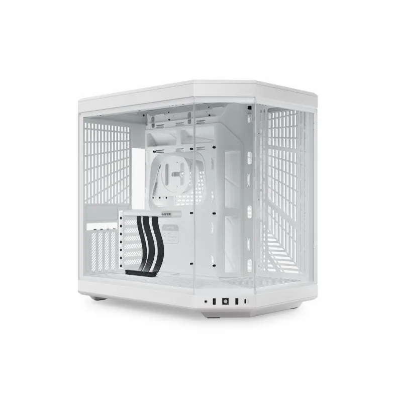 HYTE Y70 Snow White ATX con Riser PCIe 4.0 Incluido (NO INCLUYE LCD) CS-HYTE-Y70-WW
