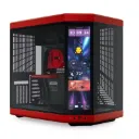 HYTE Y70 Black/Red (BLACK CHERRY) LCD 3er Gen 14.9" 2.5K infinite touch, ATX con Riser PCIe 4.0 Incluido CS-HYTE-Y70TTI-RB
