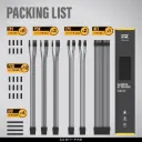 EZDIY-FAB KIT V2 Carbon Extensión KIT 6 cable PSU 300mm 16AWG 300mm 24P/EPS 8P-4+4P*2/ PCIE8P-6+2P*3 EZDPI228-6