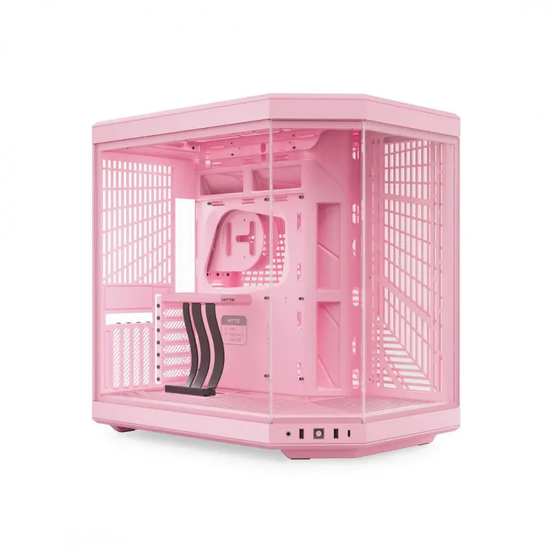 [02997] HYTE Y70 Rosado STRAWBERRY MILK ATX con Riser PCIe 4.0 Incluido (NO INCLUYE LCD) CS-HYTE-Y70-SW