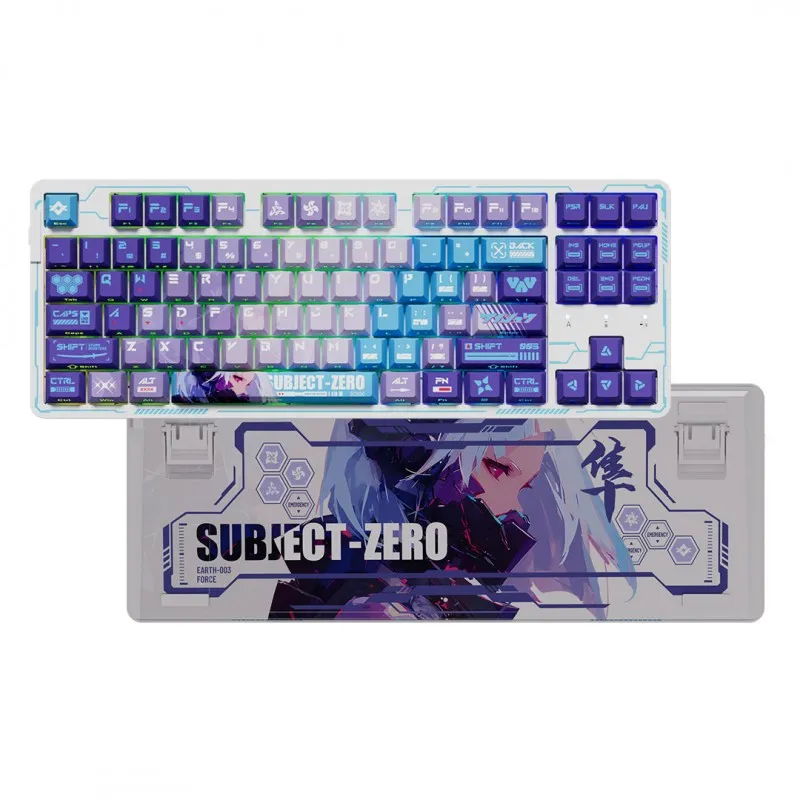 Dareu EK87 Pro SUBJECT-ZERO 3 Teclado Mecánico Custom Switch Dream pre-lubricado USB-C, WIreless,  BT, RGB personalizable