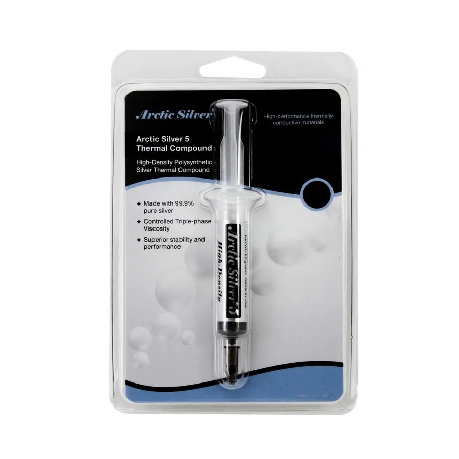Arctic Silver 5 3.5gr as5 Pasta Disipadora Compuesto de plata, alta conductividad