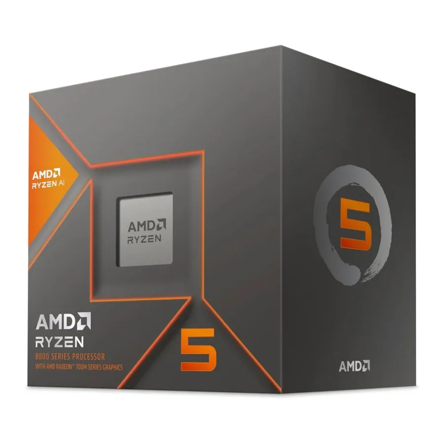 AMD Ryzen 5 8600G Socket AM5, 6 Core 12 Hilos 4.3 GHz  65W AMD Radeon 760M 100-100001237BOX