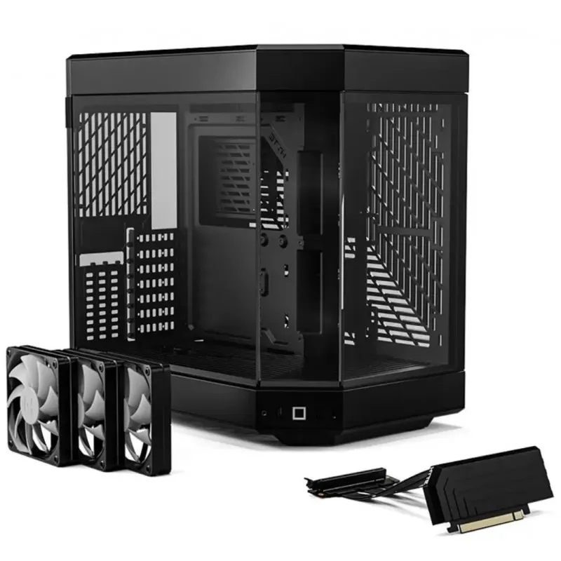 HYTE Y60 BLACK 3x 120mm Incluido PCIE 4.0 Riser Cable CS-HYTE-Y60-B