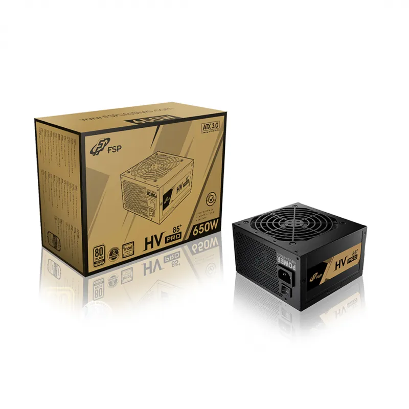 [02884] FSP HV PRO 650W ATX 80 PLUS 2x Pcie 8-pin No-Modular FSP650-51AAC