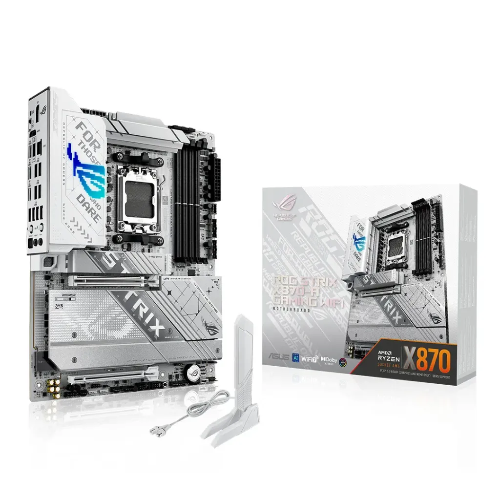 [02942] ASUS ROG STRIX X870-A GAMING WIFI AMD AM5 X870 ATX DDR5 WiFi 7 4x M.2 PCIe 5.0 Q-Release Slim USB4