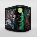 HYTE Y70 Persona 3 Reload Official Mid-Tower ATX Gaming PC Desktop Case - Panoramic Tempered Glass PCIE 4.0 Riser Cable Included