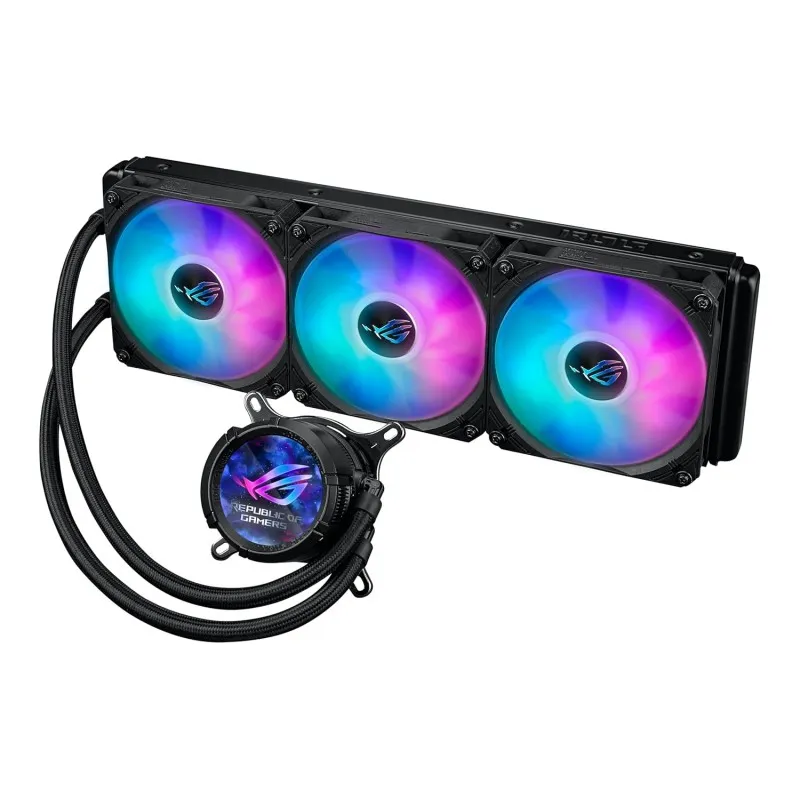 ASUS ROG Strix LC III 360 ARGB LCD AIO WC CPU Intel LGA 1700 AMD AM5 con LCD IPS de 2.1" bomba Gen7 v2