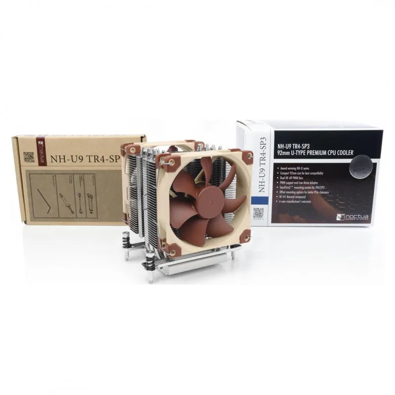 [03056] NOCTUA NH-U9 sTRX4/sWRX8/TR4/SP3 AMD (Ryzen Threadripper / Epyc) 92mm prémium AMD (92mm, Brown)