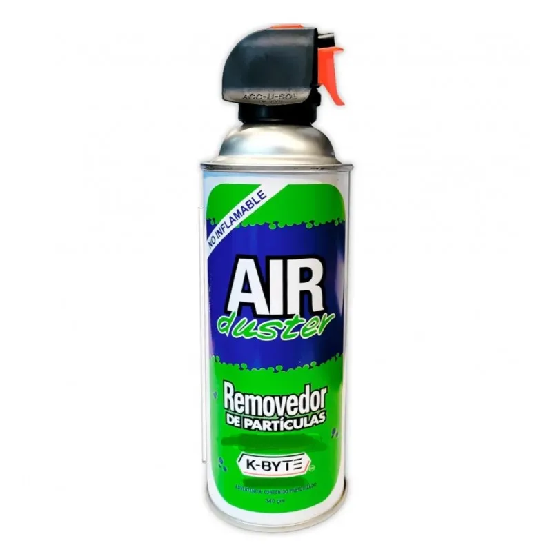 [03502] K-BYTE Aire Comprimido Air Duster Nf Verde 340 Gr