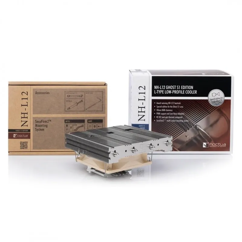 [03596] Noctua NH-L12 Ghost S1 Edition Premium Low Profile CPU Cooler with Quiet 92mm PWM Fan (Brown)