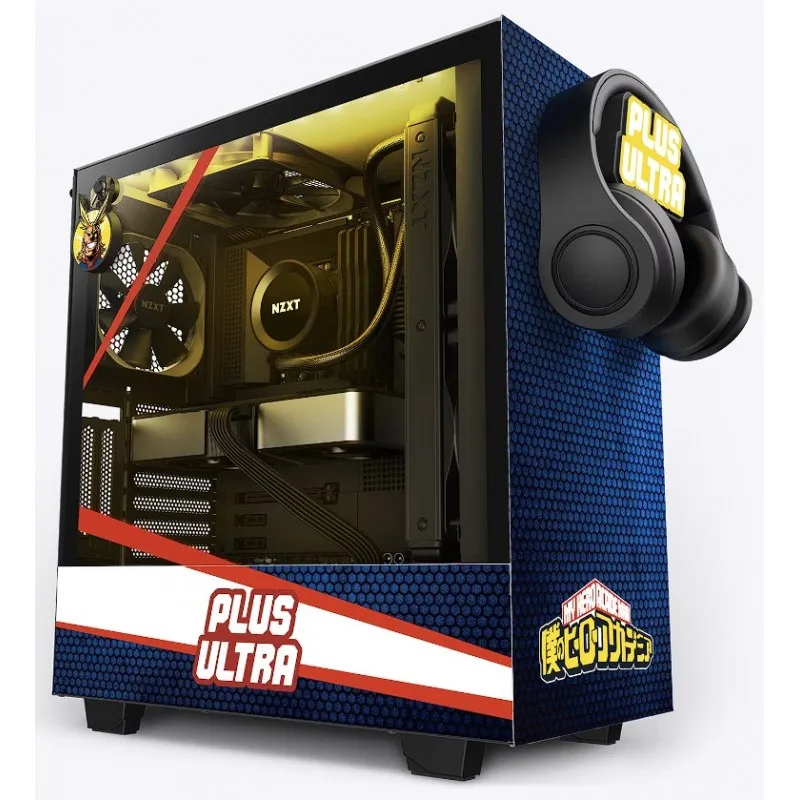 [02086] NZXT H510i All Might Edicion Limitada Tower PC Gaming Case - Front I/O USB Type-C Port