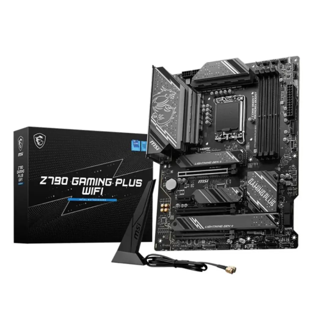 [02761] MSI Z790 GAMING PLUS WIFI LGA 1700 Intel Z790 SATA 6Gb/s ATX DDR5 PCI-E x16 slot Wi-Fi 6E 2.5Gbps LAN 4x M.2 EZ Debug LED