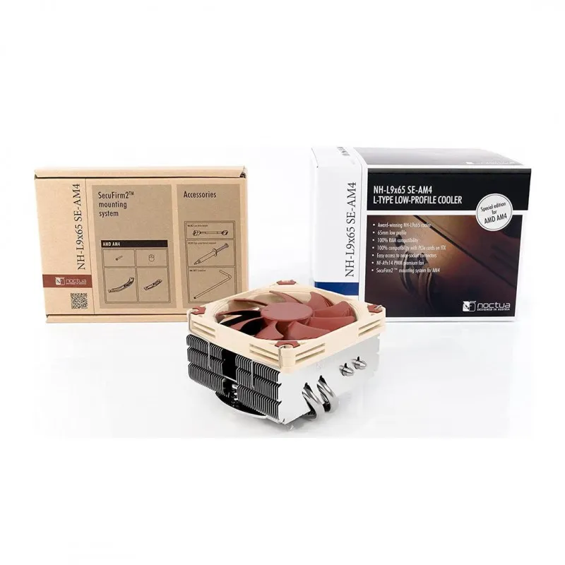 [03053] NOCTUA NH-L9x65 Cpu cooler Low Profile LGA1851 1700 AMD AM5 AM4 NH-L9x65