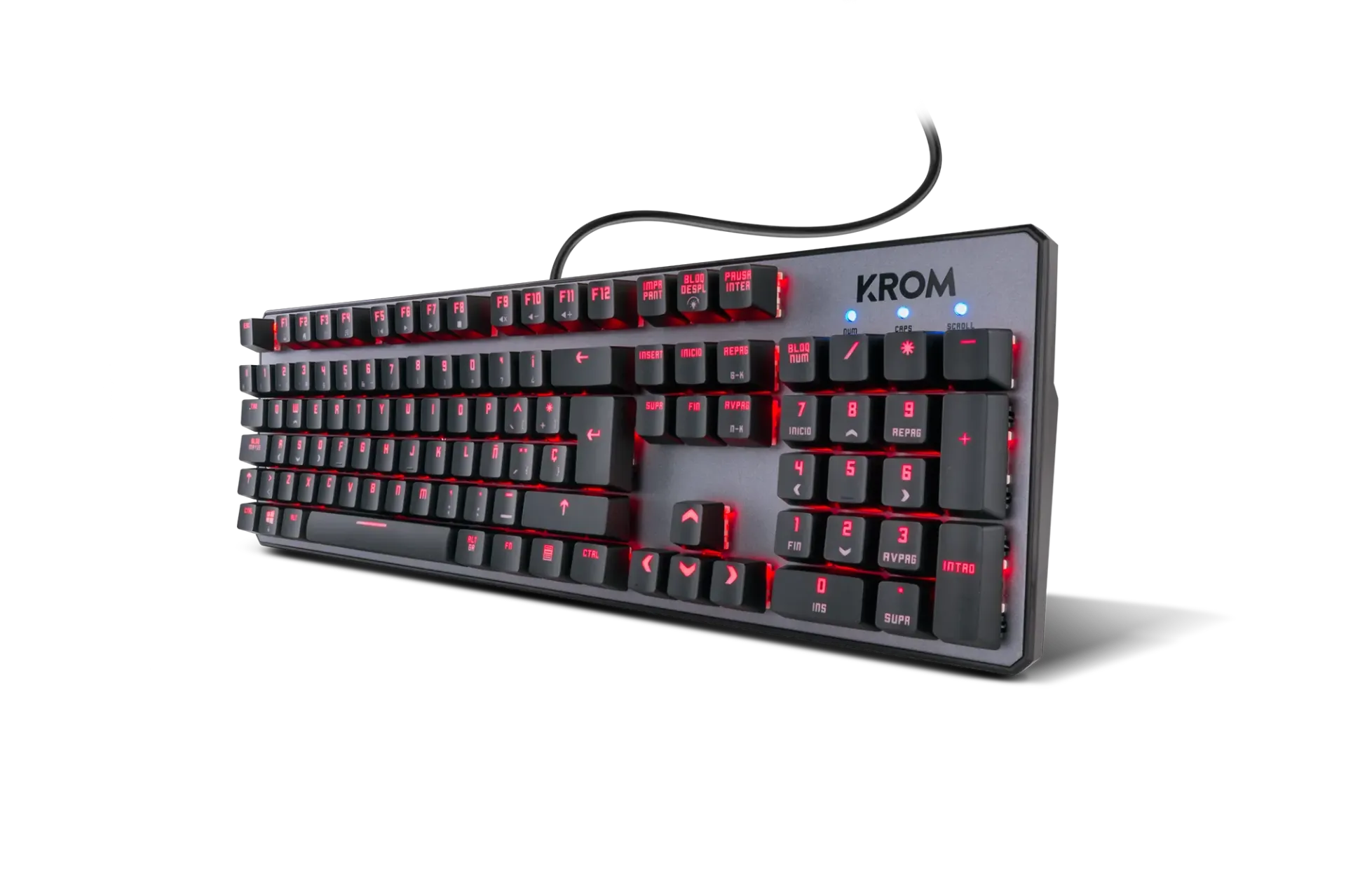 [01267] KROM KERNEL RGB Outemu Red Teclado Mecánico Español