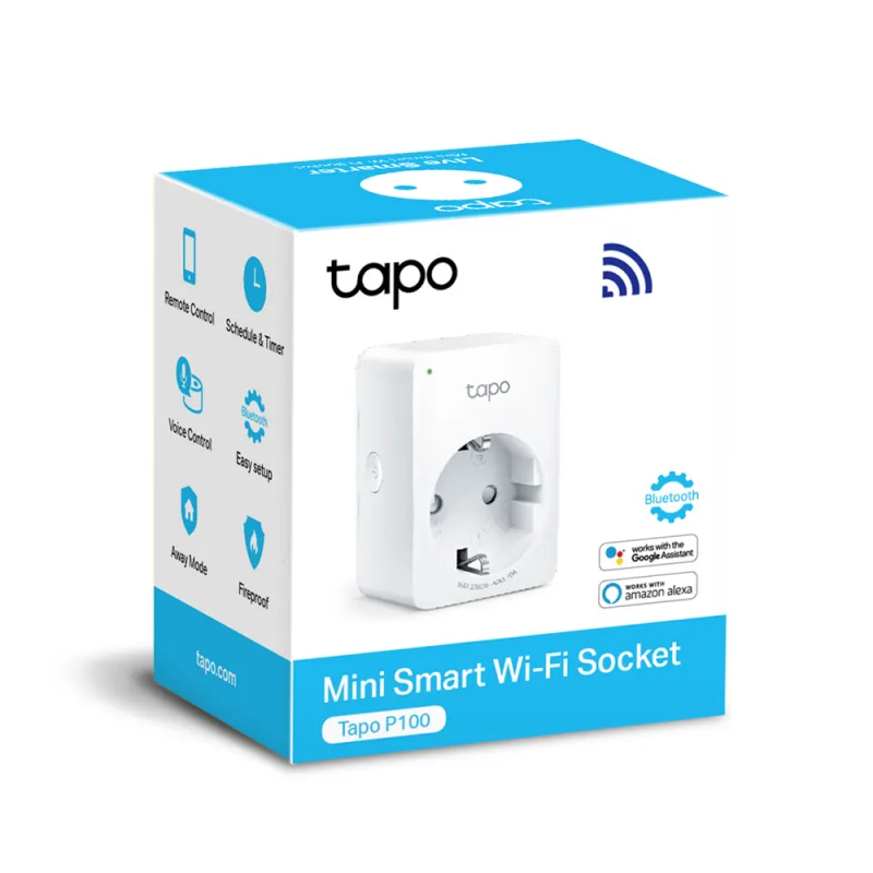 [02151] TP Link TAPO P100 mini enchufe Wi-Fi Inteligente compatible ALEXA