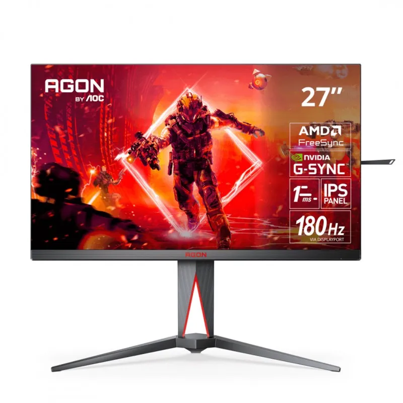 [03279] AOC AGON AG275QXE 27“ IPS QHD 170Hz 1ms DP+HDMI HDR 400 FreeSync/G-SYNC Vesa