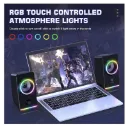 Parlantes Gamer Rgb Onikuma X6 Touch 5w Negro