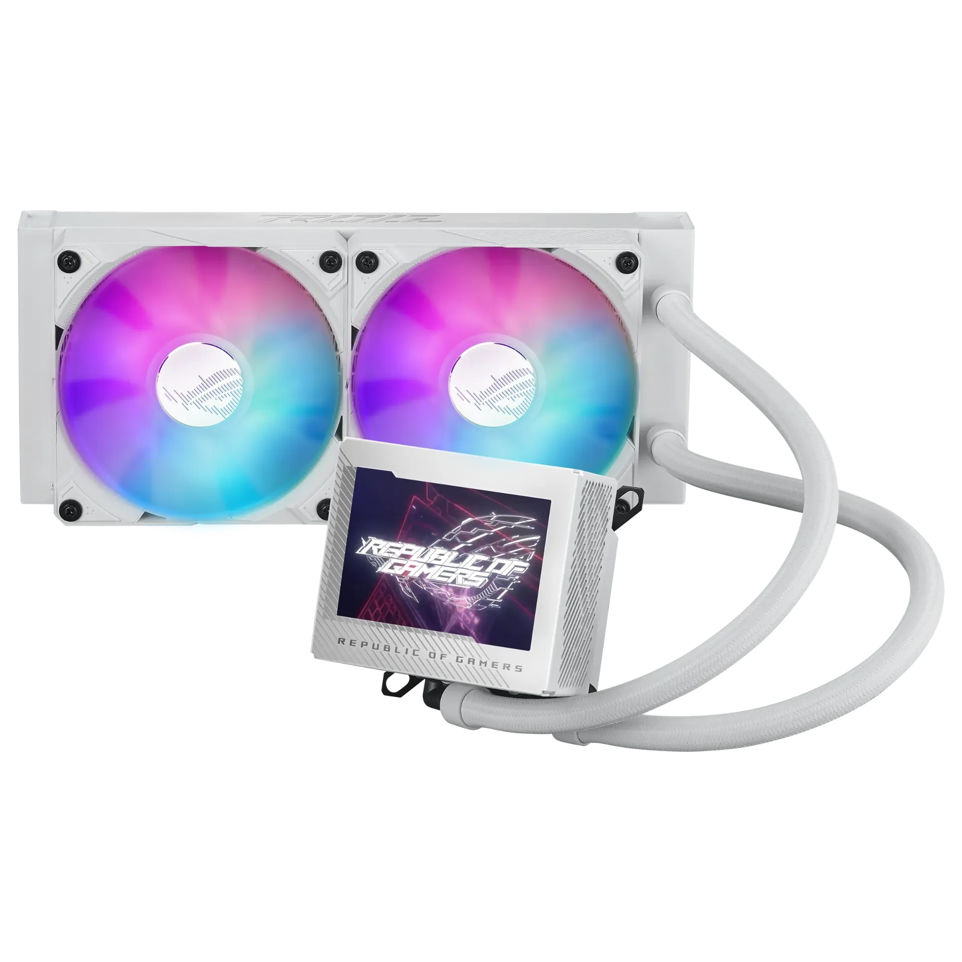 ASUS ROG RYUJIN III 240 ARGB White Edition Pantalla LCD, LGA 1700, 1200, 115X, AM4, AM5 ROG-RYUJIN-III-240-ARGB-WHT