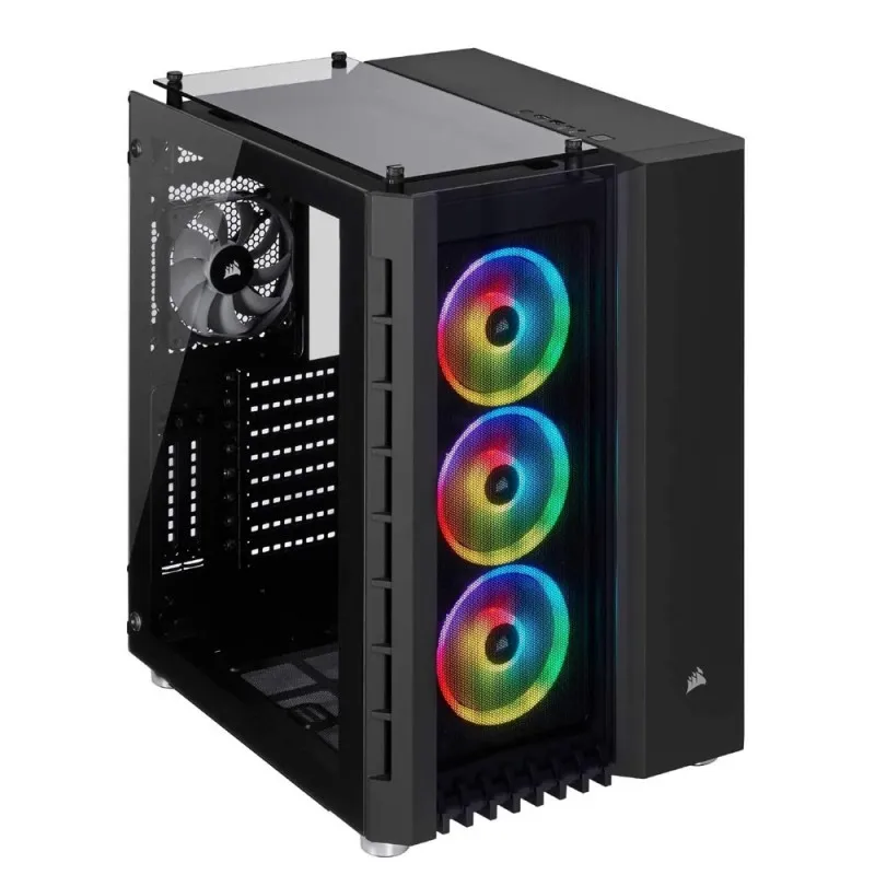 [02851] CORSAIR CASE 680X ATX BLACK 3 Fans incluidos CC-9011168-WW