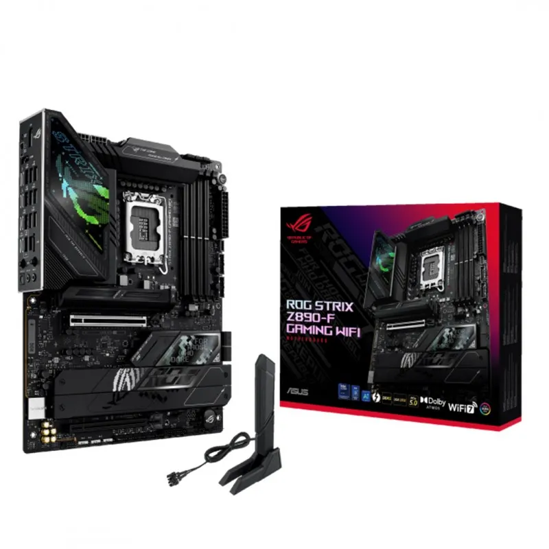 [03142] ASUS ROG STRIX Z890-F Gaming WIFI LGA1851 DDR5 ATX WiFi 7 Thunderbolt 4 PCIe 5.0,