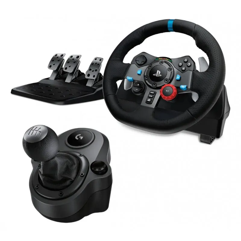 [03495] KIT Logitech G Volante G29 Ps Y Pc Con Palanca De Cambios Color Negro