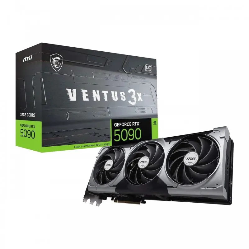 [03733] MSI 5090 32G VENTUS 3X OC GeForce RTX PCIe 5.0 triple slot G5090-32V3C (MSI)