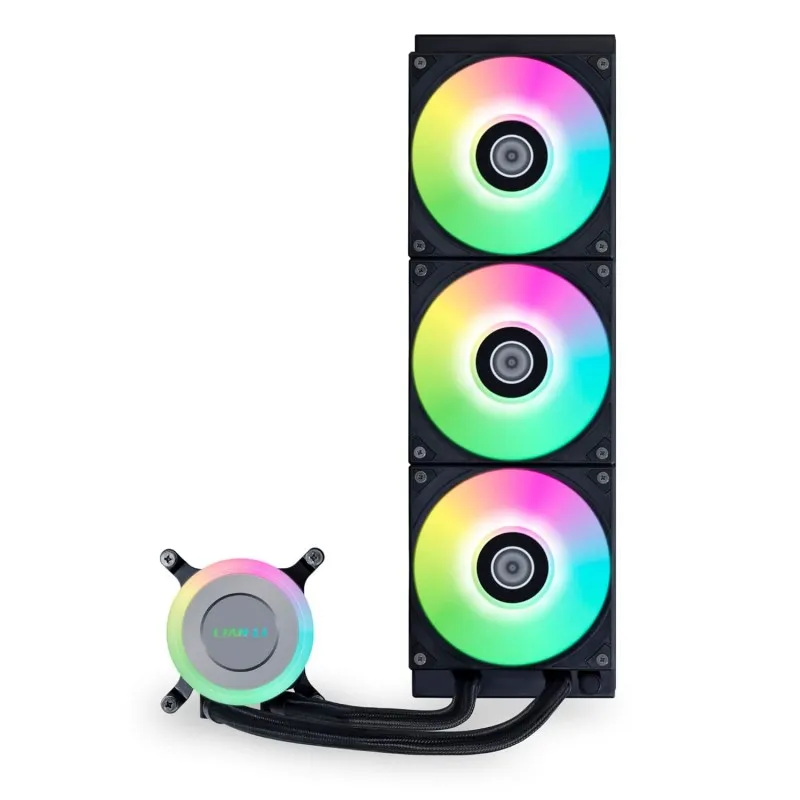 [03521] Lian Li Galahad II Lite 360R Black AM5,AM4 LGA 1851/1700 AIO ARGB 360mm Low-Noise 28mm ancho (GA2L36RB)