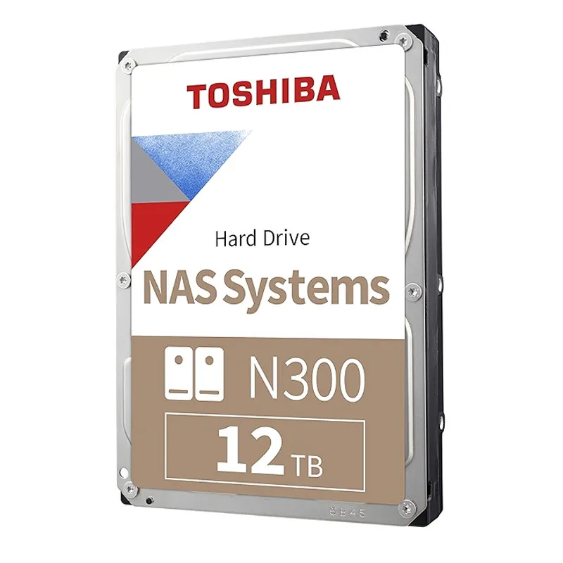 [03601] Toshiba N300 12TB NAS Disco Duro 3.5" CMR SATA 6 Gb/s 7200 RPM 512 MB Cache HDWG51CUZSVA